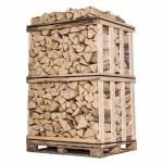 Trockenes Brennholz – 25 cm, Mischung Buche und Eiche, auf Palette