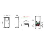 BRONPI Noa Horno 11 kW mit Ofen (leise) – Bild 6