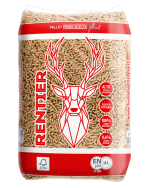 RENTIER Holzpellets – Palette mit 70 Säcken à 15 kg